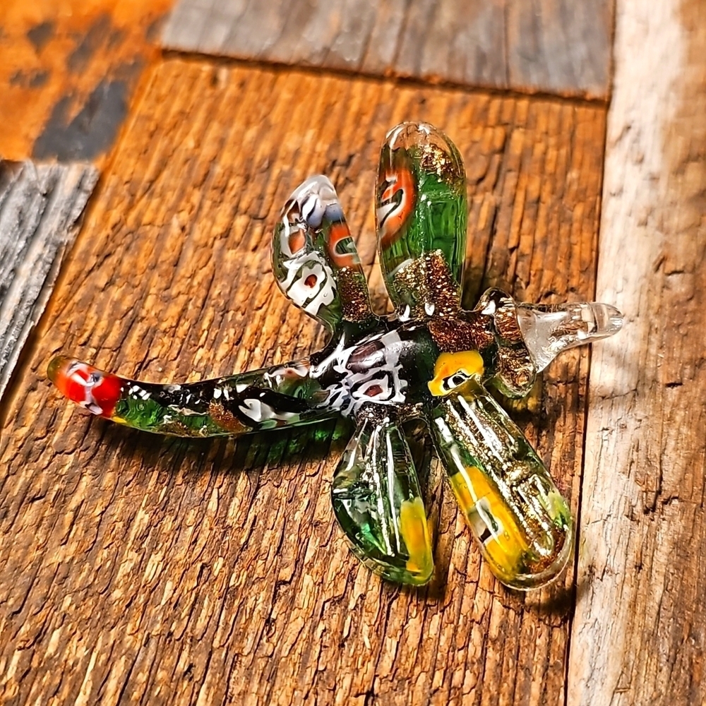 Beautiful & Unique Multicolored Lampwork Glass Dr… - image 6